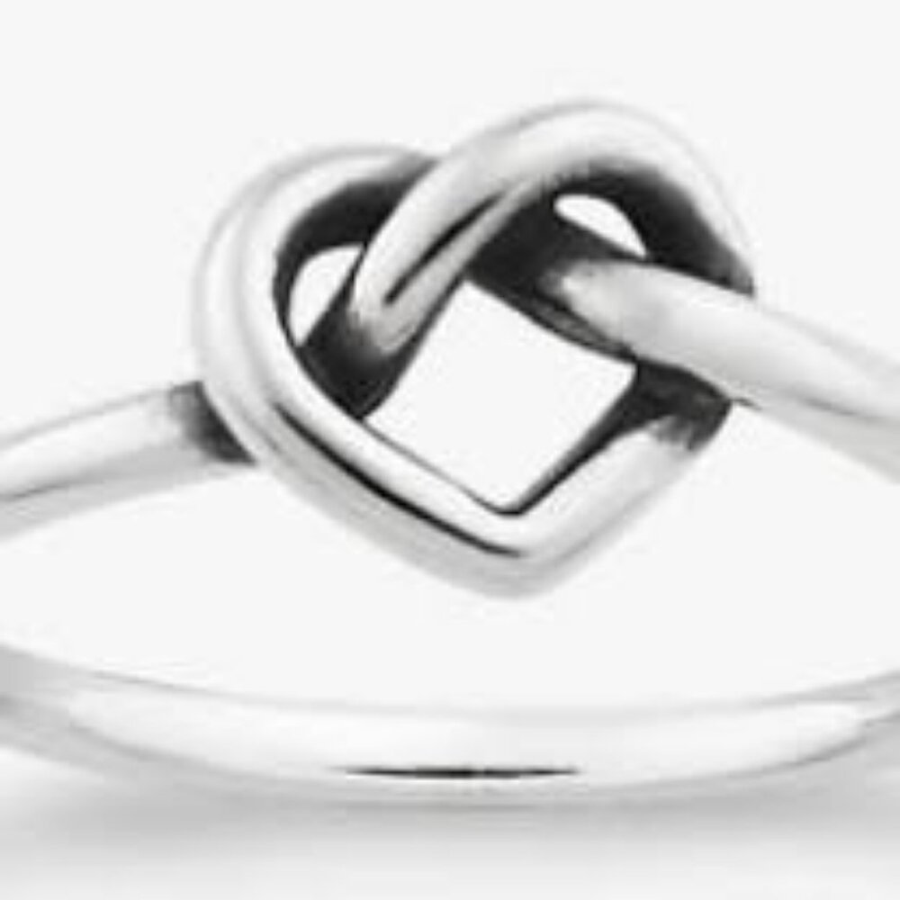 James Avery Retired Sterling Silver Heart Knot Ring